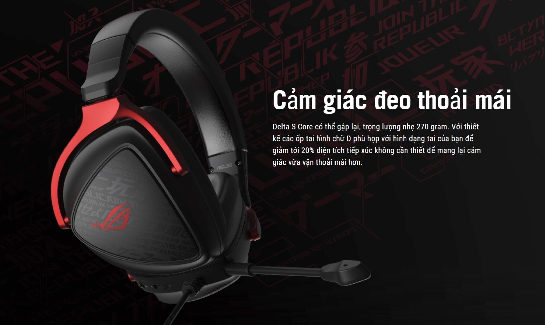 Tai nghe Gaming Asus ROG Delta S Core 90MP02F0-BMUA00