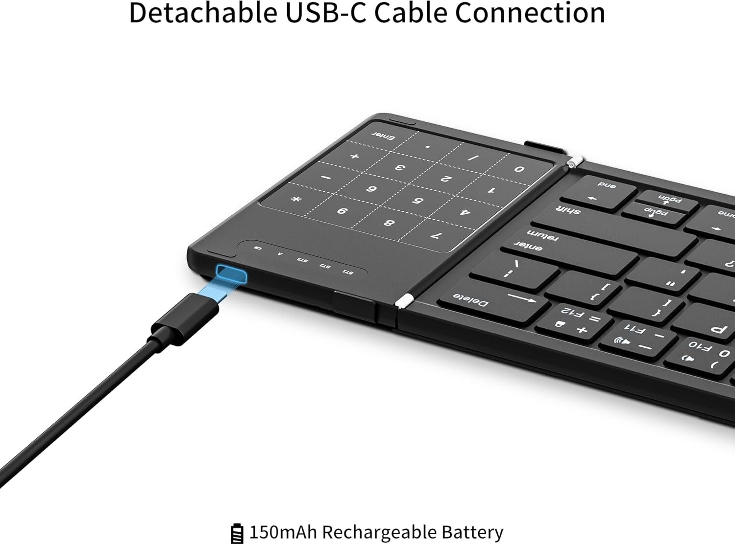 Bàn phím không dây Newmen BK66 Foldable 5