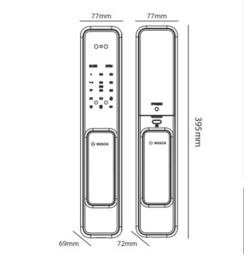 Khóa cửa vân tay Bosch EL600