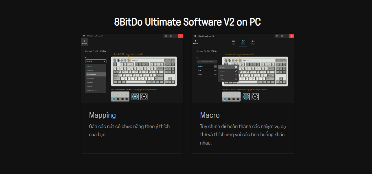 Bàn phím cơ 8BitDo Retro Mechanical Keyboard - M Edition 10