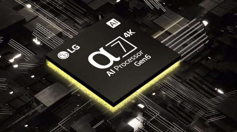 smart tivi OLED LG 4K 48 inch 48A3PSA bộ vi xử lý