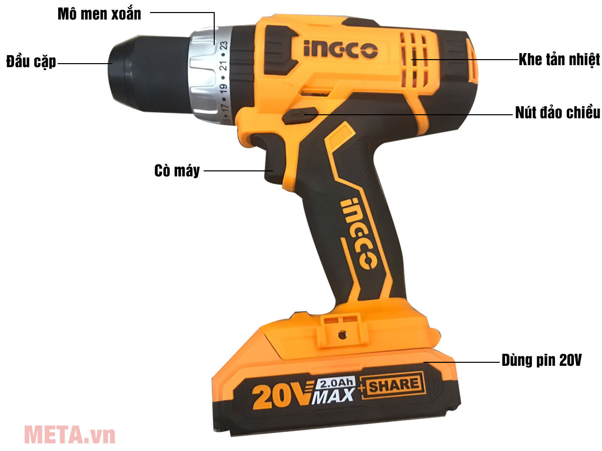 được trang bị pin