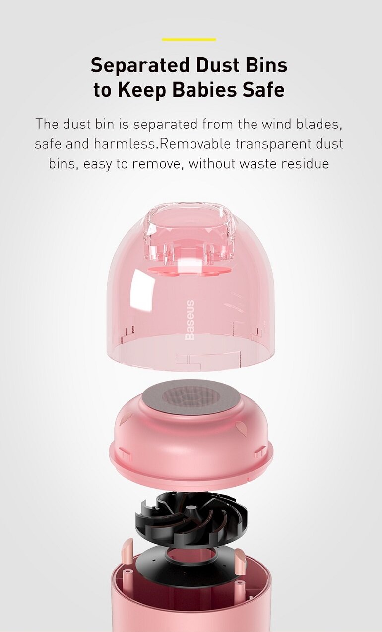 Máy hút bụi cầm tay Baseus Mini C2 Máy hút bụi cầm tay Baseus Mini C2