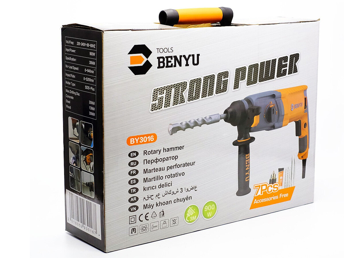 Máy khoan búa Benyu BY3016 (900W)