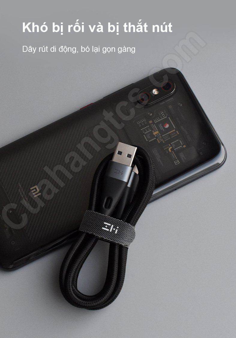 Cáp type C siêu bền Xiaomi ZMI AL706