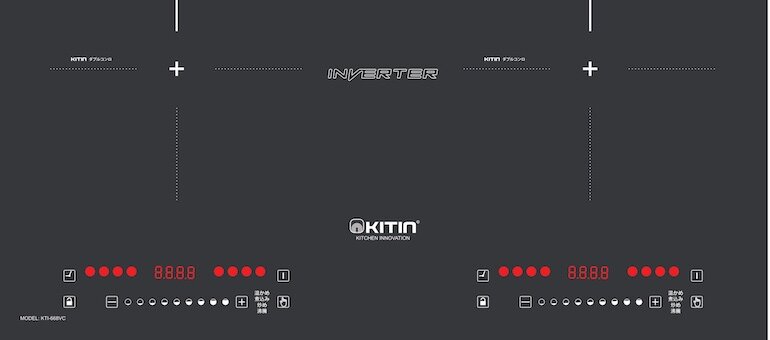 Bếp sử dụng mặt kính bền bỉ, chống nhiệt và chịu lực tốt