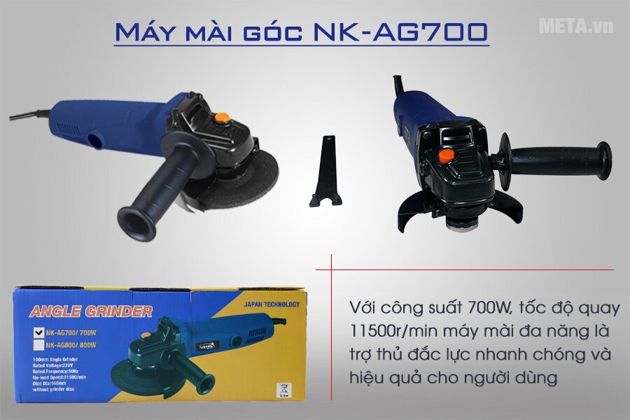 Máy mài góc Nikawa NK-AG700 Máy mài góc Nikawa NK-AG700