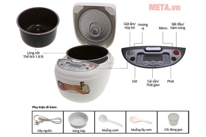 Nồi cơm điện tử Supor CFXB50FZ15VN-85