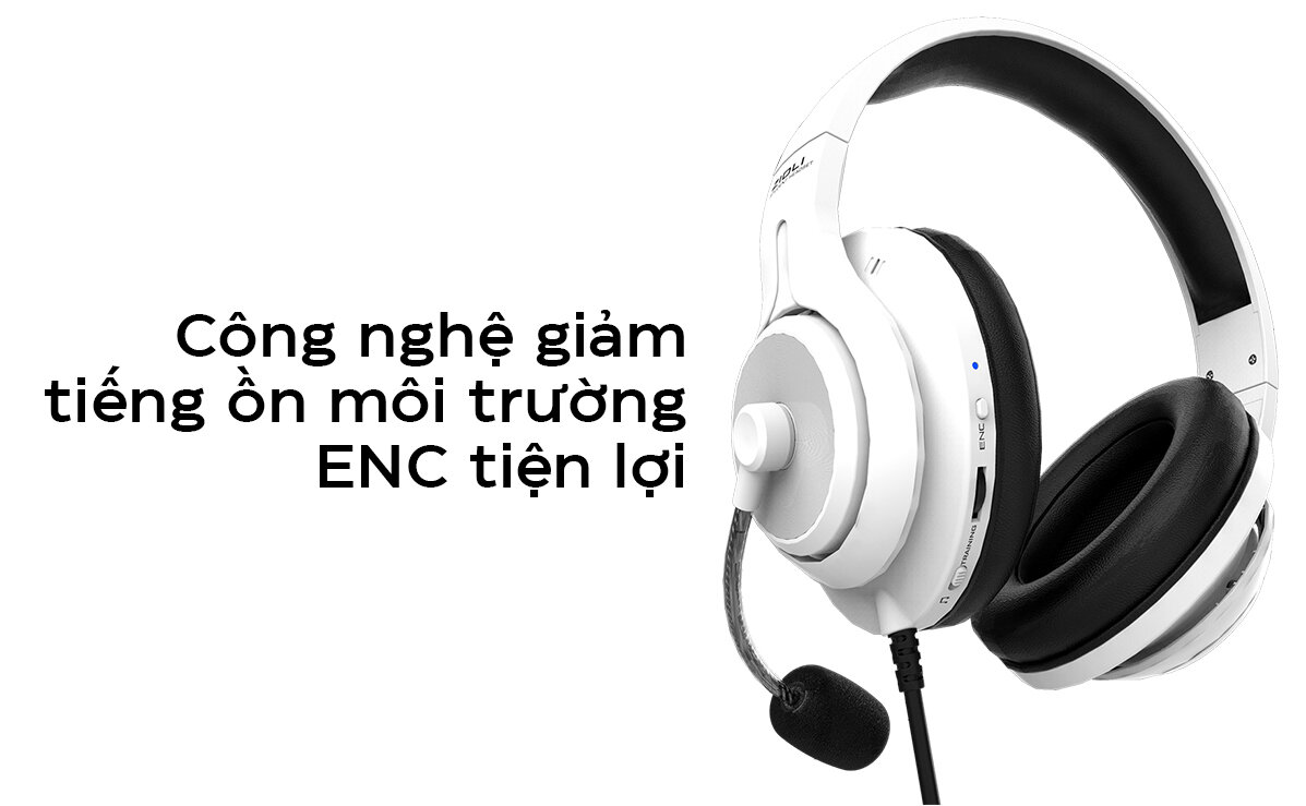 Tai nghe Zidli Study SH1 White kết nối USB