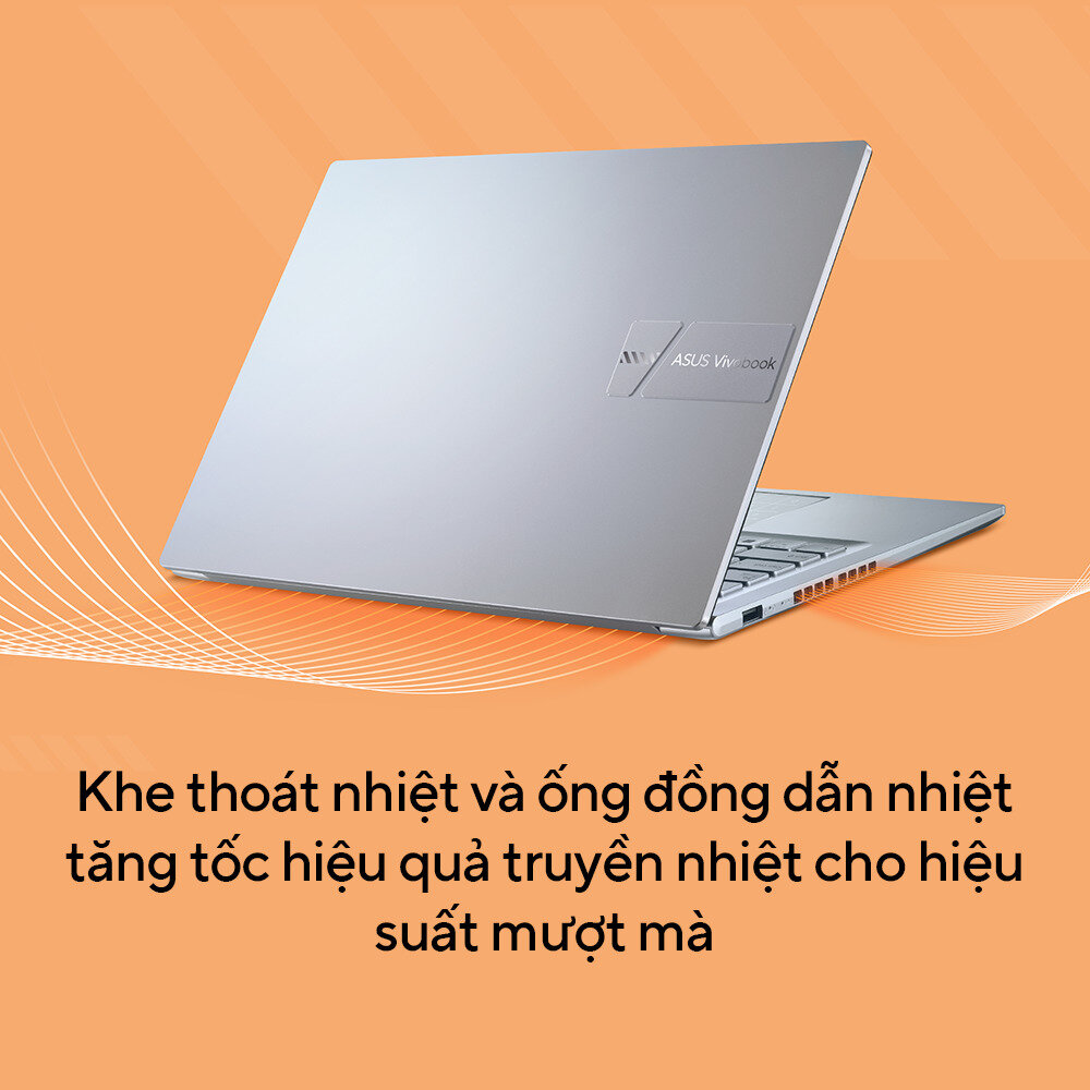 Laptop Asus VivoBook M1405YA-KM047W (R5 7530U/8GB RAM/512GB SSD/14 Oled/Win11/Bạc)