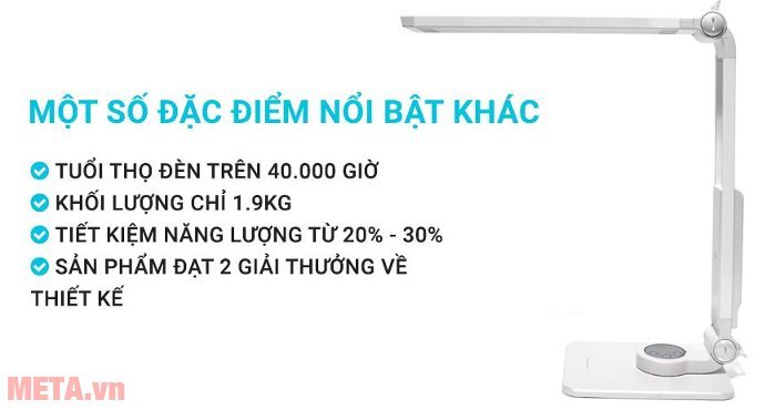 Đèn bàn Led Hàn Quốc đổi màu Prism 5400CW (trắng)