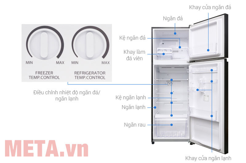 Tủ lạnh Inverter Toshiba GR-AG39VUBZ XK1 - 330 lít
