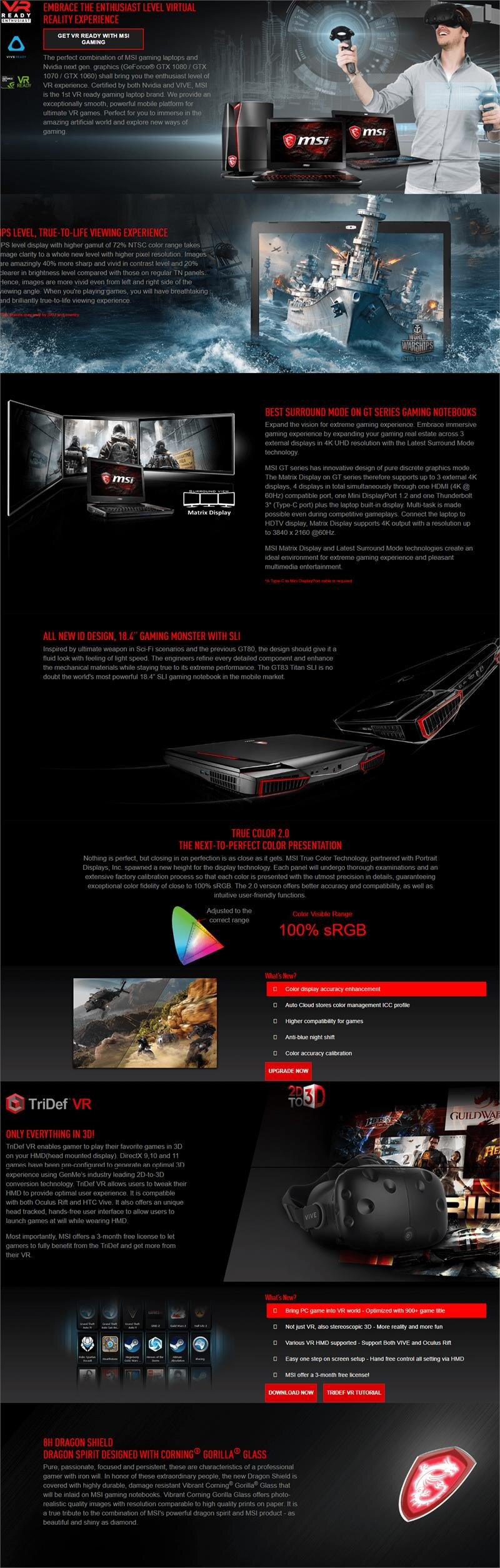 Laptop MSI GT83 Titan 8RG-037VN (GeForce® GTX 1080 SLI, 8GB GDDR5X,Win10)