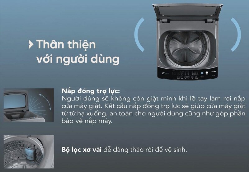 máy giặt Funiki 10,5kg T6105ABG