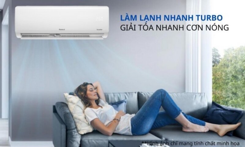 Điều hòa Reetech RTV9-TC 9000 BTU 1 chiều Inverter gas R-32