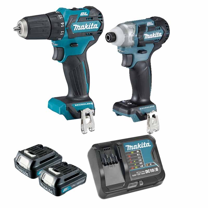 Bộ Sản Phẩm Máy Khoan Vặn Vít Dùng Pin 12V Makita CLX210SX1