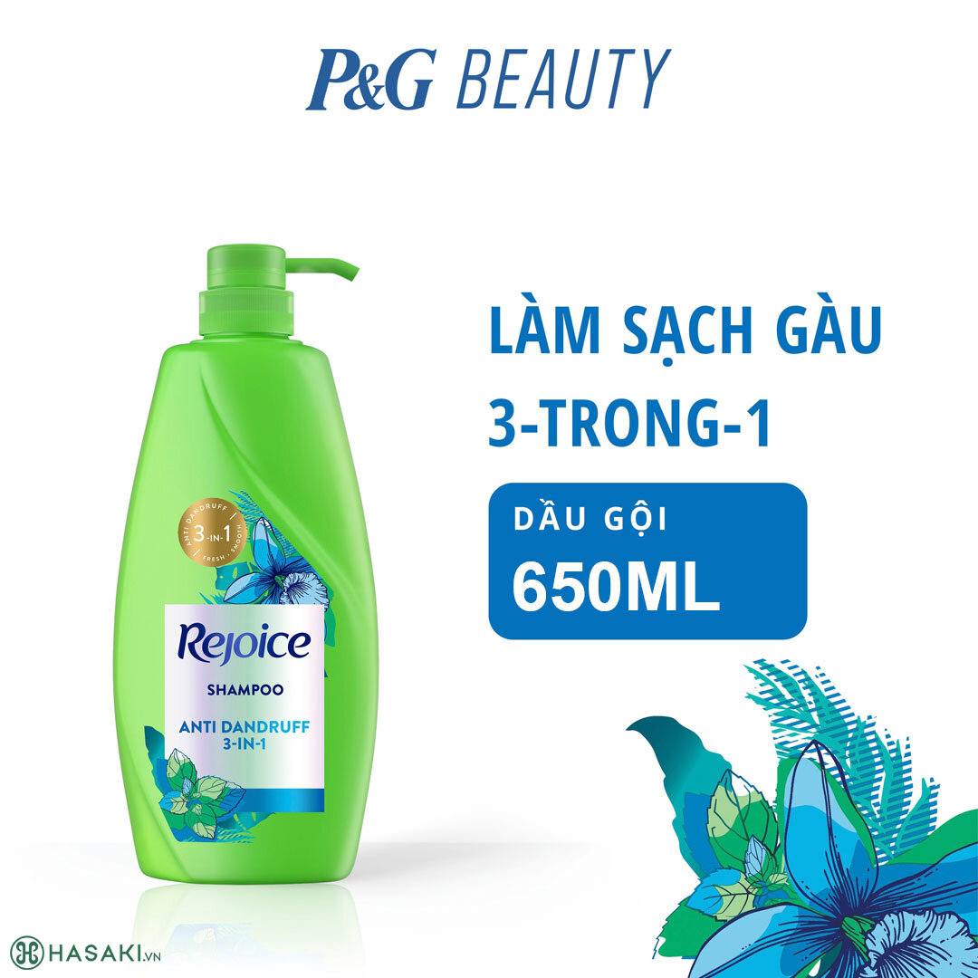 Dầu Gội Rejoice Làm Sạch Gàu 3 Trong 1