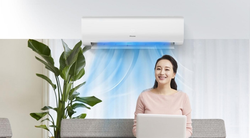 Điều hòa Hisense Inverter 9000 BTU 1 chiều AS-10TR4RYDTU02 gas R-32 Điều hòa Hisense Inverter 9000 BTU 1 chiều AS-10TR4RYDTU02 gas R-32
