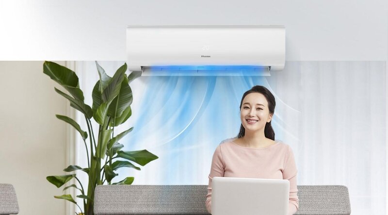 Điều hòa Hisense Inverter 9000 BTU 1 chiều AS-10TR4RYDTU02 gas R-32