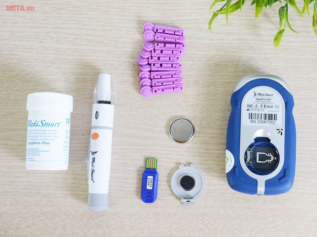Máy đo đường huyết MediSmart Sapphire