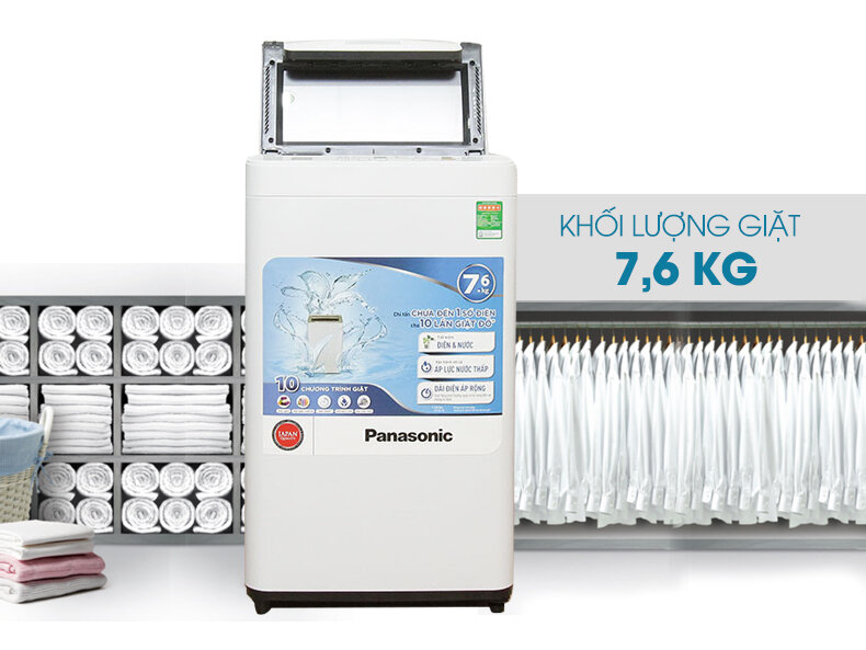 Máy giặt Panasonic NA-F76VS7WRV 7.6 kg