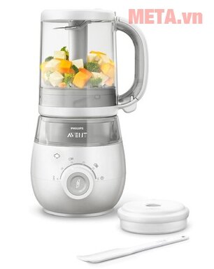 Máy hấp và xay thức ăn 4 trong 1 Avent 875.02