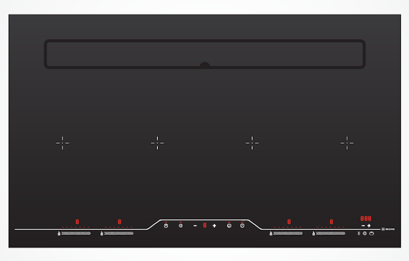 Bếp từ Malloca HIH-904 Slim sở hữu thiết kế lắp âm hiện đại