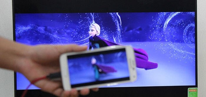 Khả năng chia sẻ nội dung từ điện thoại lên tivi