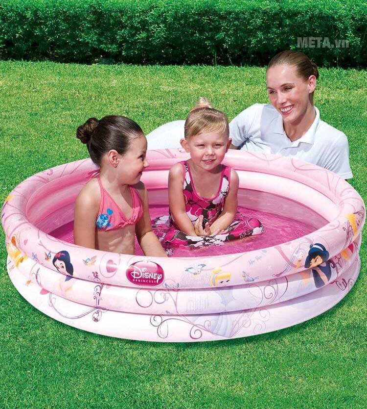 Bể phao bơi 3 tầng hình công chúa Bestway 91047