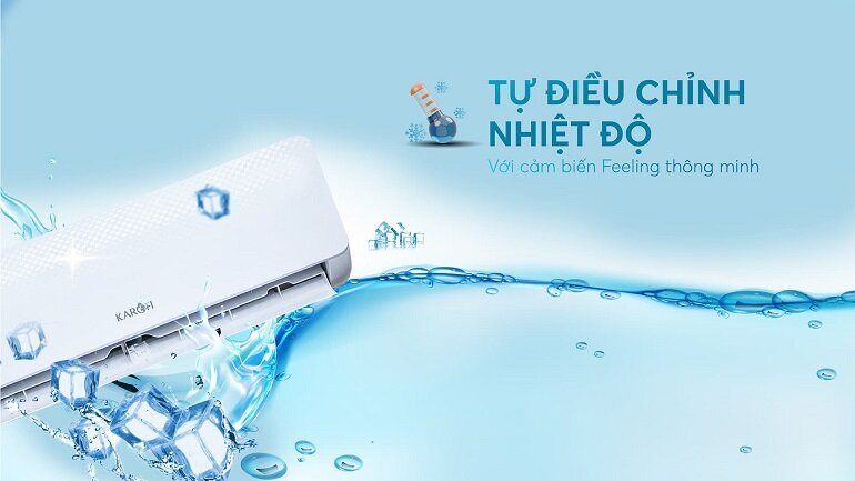 Điều hòa không khí Karofi 1 chiều 12000 BTU KDC-WF12