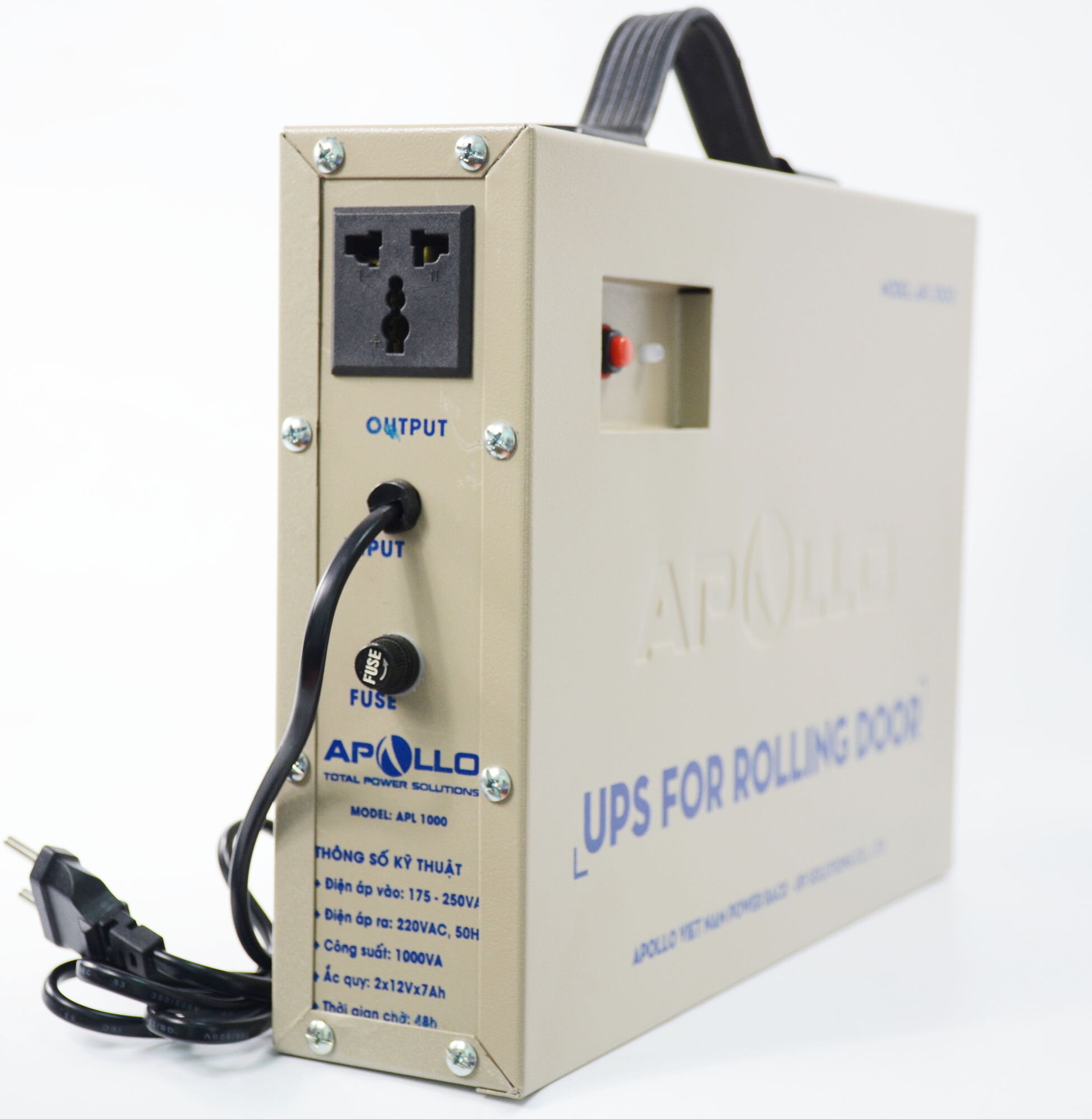 Bộ lưu điện cho cửa cuốn Apollo APL1000