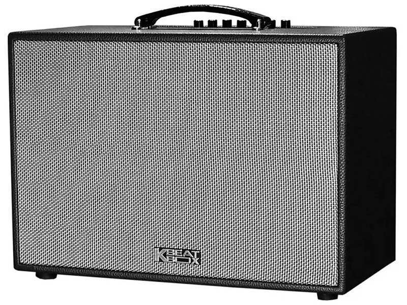 Sản phẩm làm từ chất liệu gỗ bọc da, mặt trước là lớp lưới kim loại