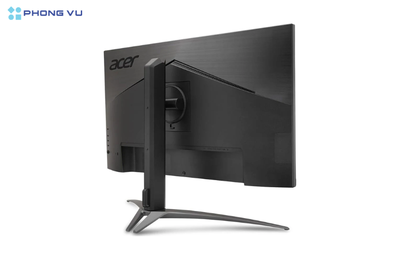 Acer Predator XB273U V3 27HL có chân đế bo tròn, có thể điều chỉnh màn hình cao/thấp linh hoạt