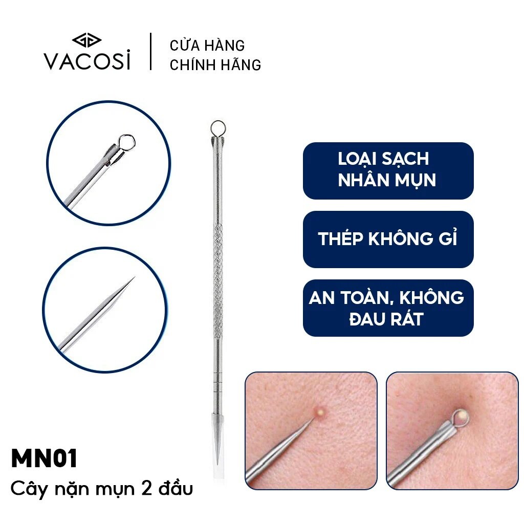 Cây Nặn Mụn Vacosi 2 Đầu NM01 Pimple Popper đã có mặt tại Hasaki