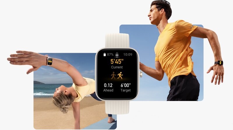 Đồng hồ thông minh Amazfit Bip 3 Pro theo dõi tập luyện
