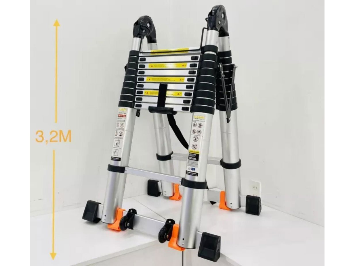 Chiều cao thang chữ A Thang rút Sumika SK640D NEW