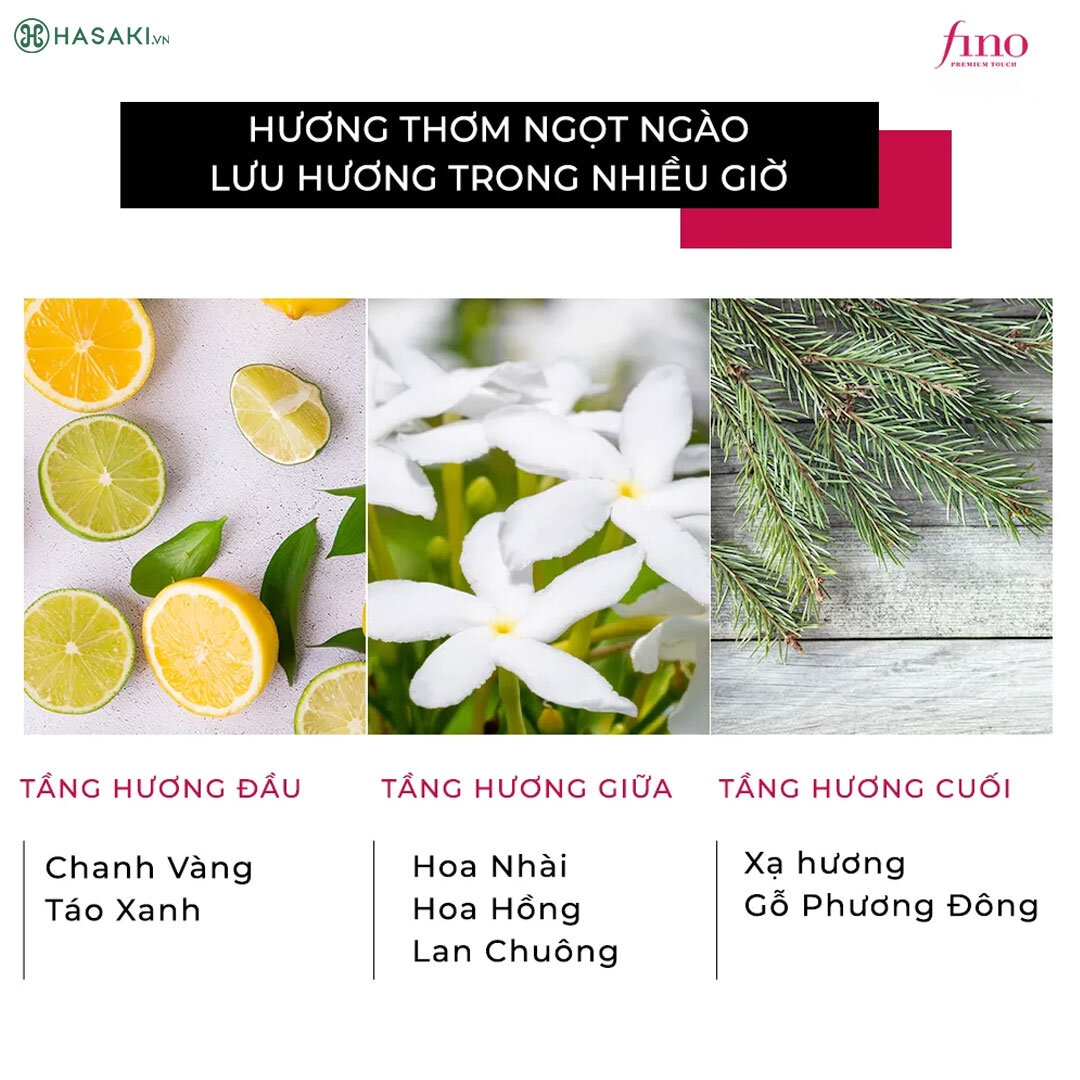 Kem Ủ Tóc Fino Premium Touch lưu hương ngọt ngào Kem Ủ Tóc Fino Premium Touch lưu hương ngọt ngào trong nhiều giờ