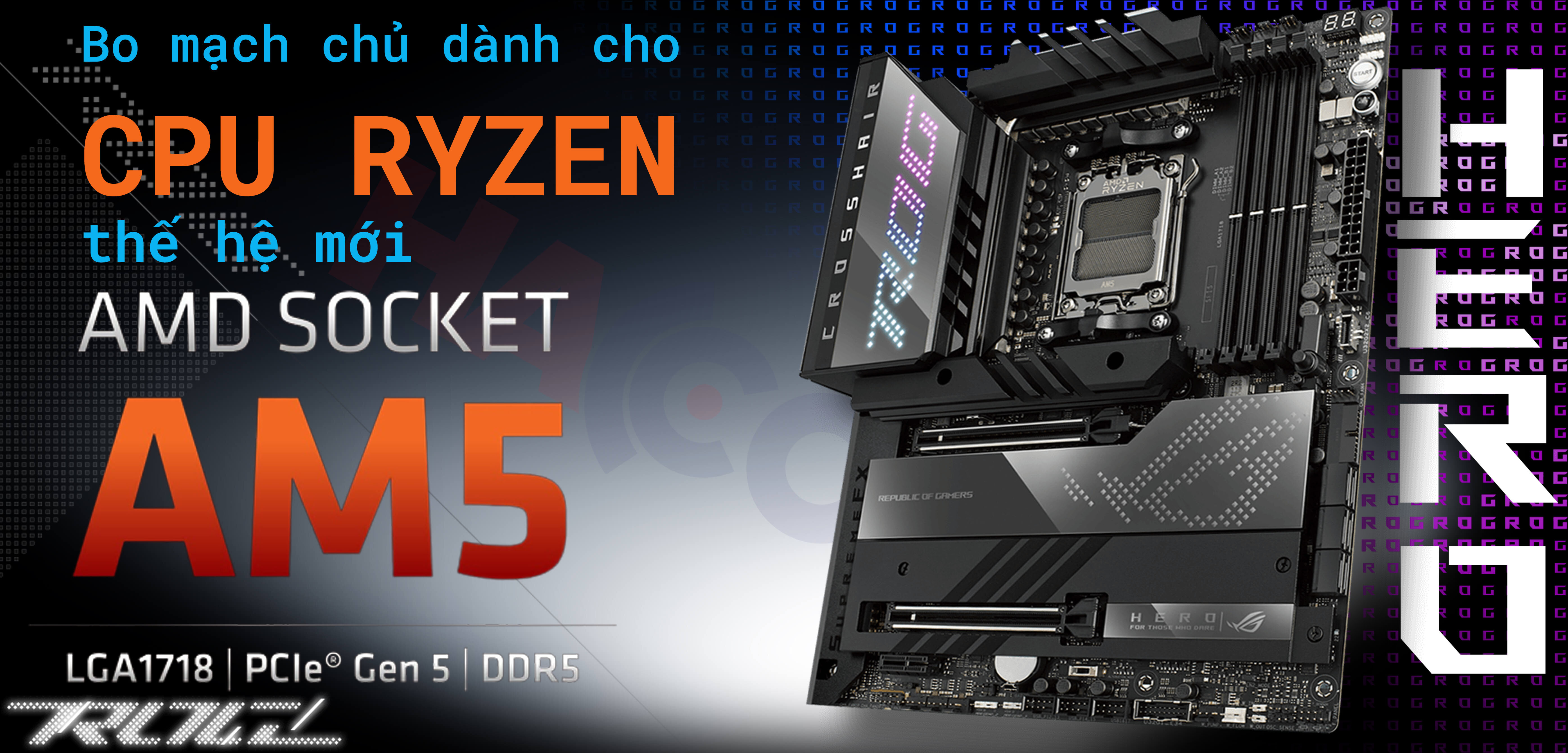 Mainboard ASUS ROG CROSSHAIR X670E HERO