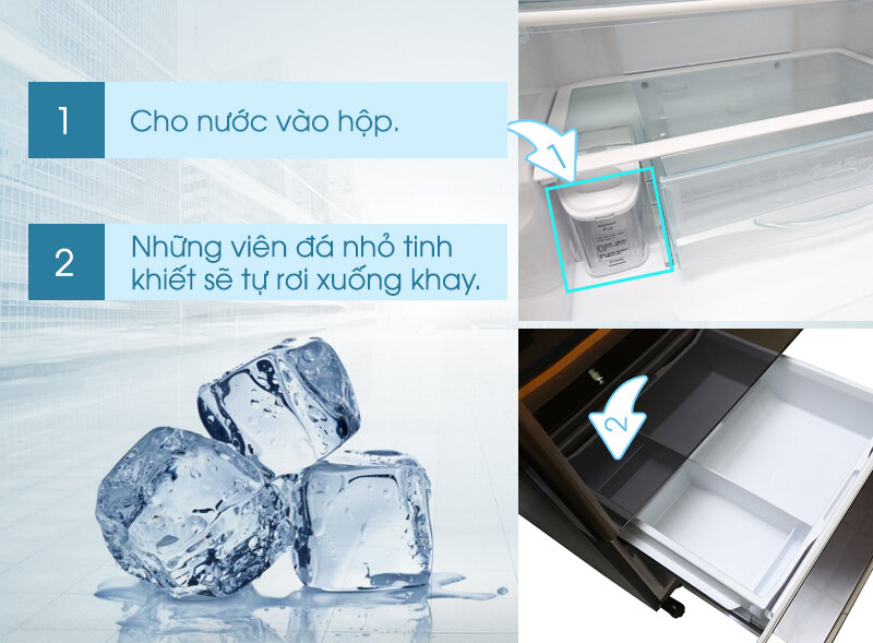 Tủ lạnh Hitachi 365 lít R-SG37BPG Tủ lạnh Hitachi 365 lít R-SG37BPG