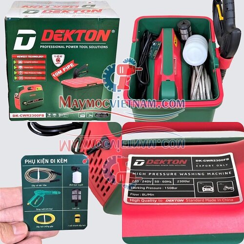 Máy rửa xe di động Dekton DK-CWR2300FB
