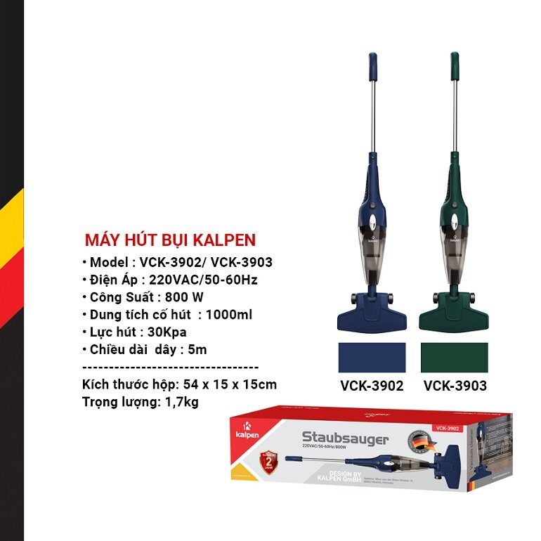 Máy hút bụi Kalpen VCK-3903