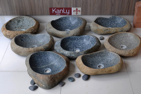Lavabo đá cuội Kanly MAR15V