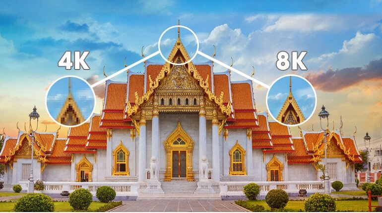 Smart Tivi OLED LG 8K 77 inch 77Z2PSA màn hình