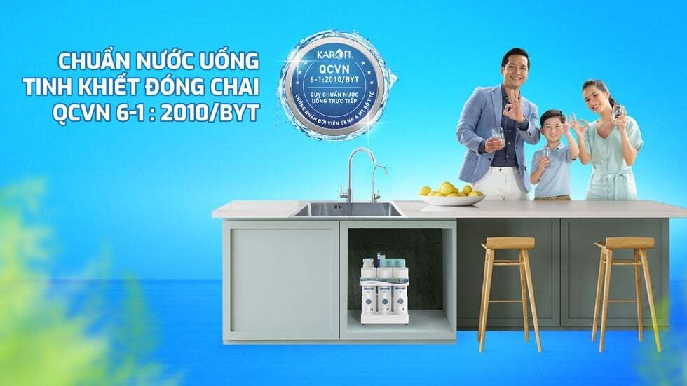 Máy lọc nước Karofi cho ra nguồn nước tinh khiết Máy lọc nước Karofi