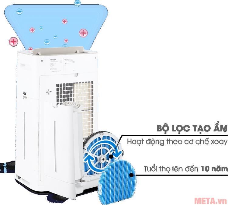 Máy lọc không khí và tạo ẩm Sharp KC-G60EV-W (Hẹn giờ mở) Máy lọc không khí và tạo ẩm Sharp KC-G60EV-W (Hẹn giờ mở)