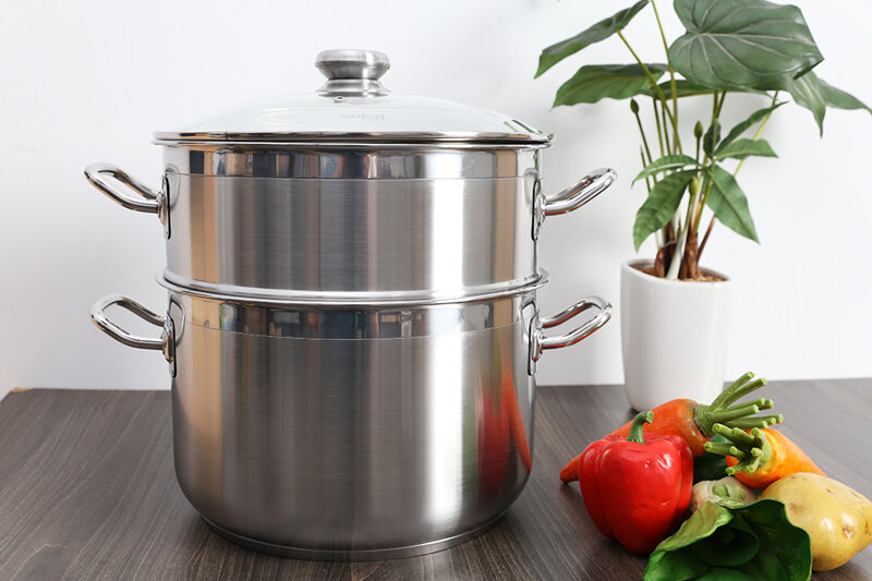 Bộ nồi xửng inox 3 đáy 28cm Fivestar ST28-3DG Bộ nồi xửng inox 3 đáy 28cm Fivestar ST28-3DG