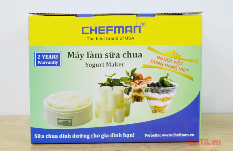 Máy làm sữa chua Chefman CM-301 (16 cốc nhựa)