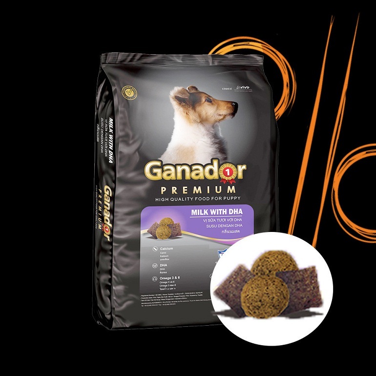 Thức ăn cho chó Ganador chứa nhiều thành phần dinh dưỡng khác nhau