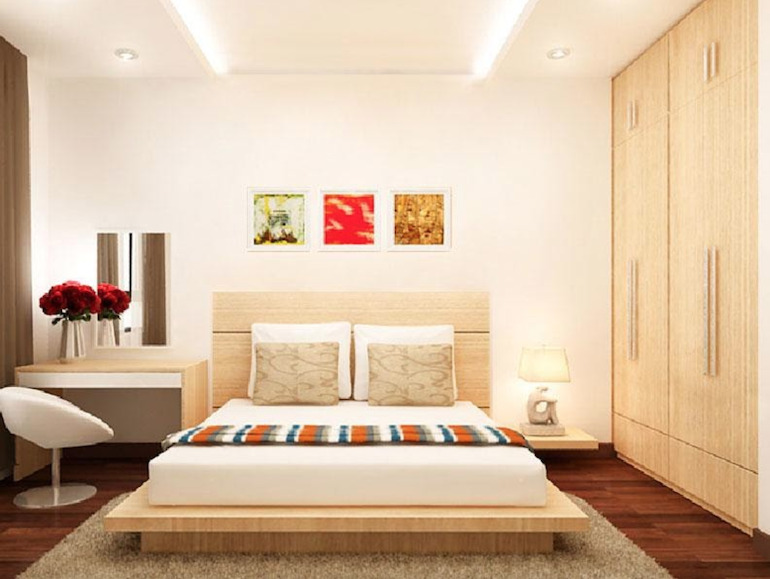 Lựa chọn nội thất phòng ngủ phù hợp với thành phần cố định của ngôi nhà
