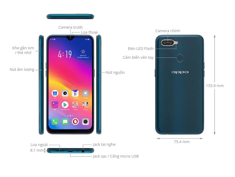 điện thoại oppo a7